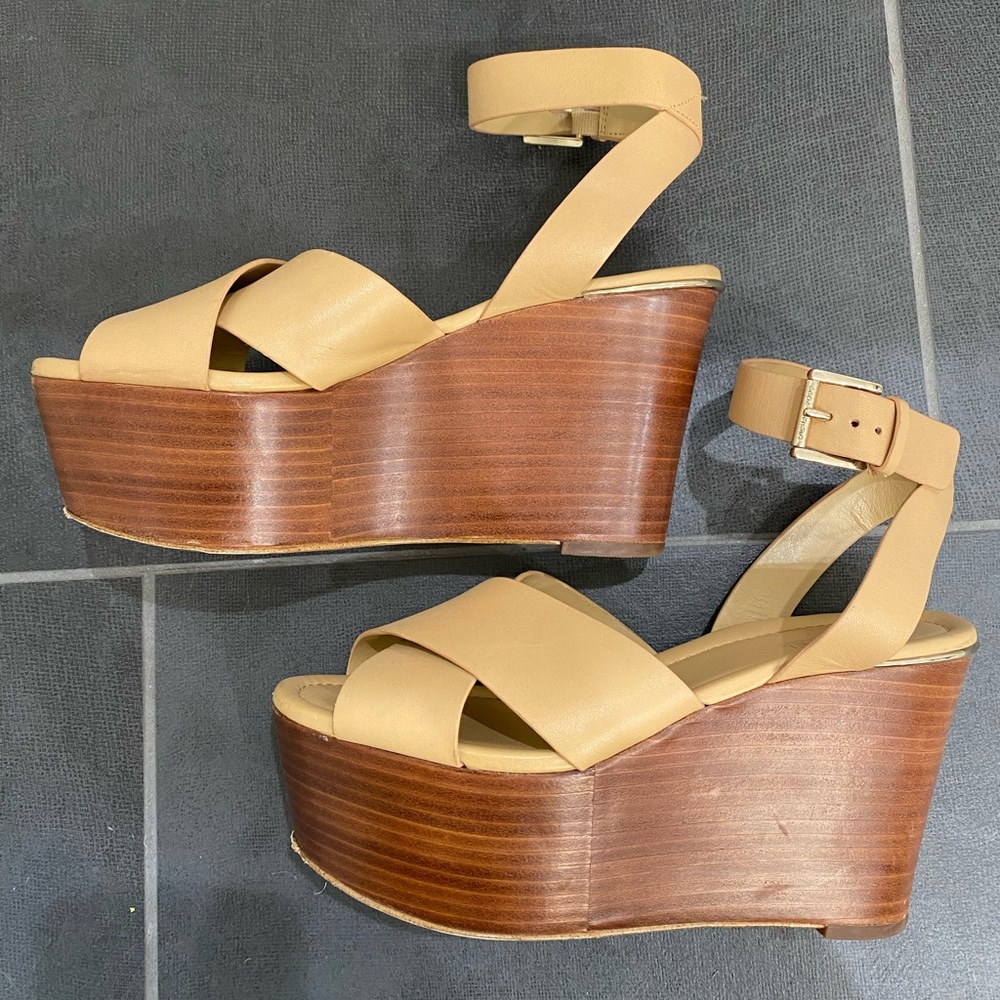 Michael Kors Platform Wedges Size 6